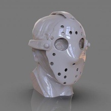 jason voorhees busto impresión Listo 3d modelo 3d print model - Mito3D