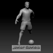 Javier saviola impresión Listo 3d modelo elitemodelry 3d print model - Mito3D