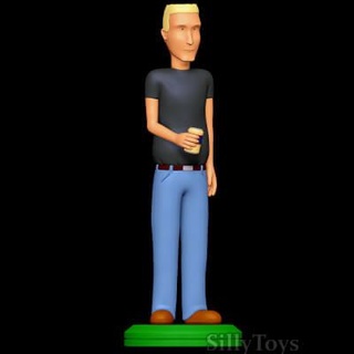 jeff boomhauer - king hill 3d print model sillytoys 3d print model - Mito3D