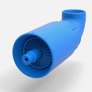jet motor 1 25 Cosplayitemsrock 3d print model - Mito3D