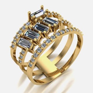 jóias anel 023 3d impressão modelo joalheria 3d print model - Mito3D