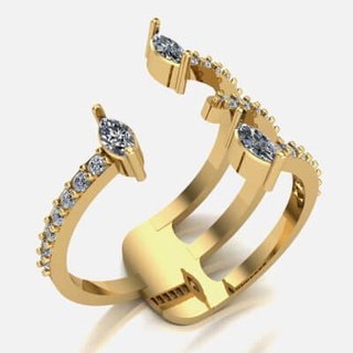 jewelry ring 005 - 3d print model 3d print model - Mito3D