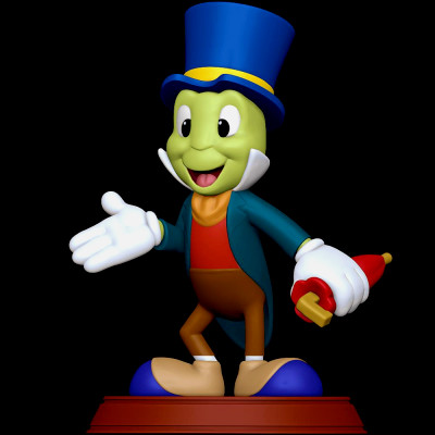 Jiminy kriket Pinokyo aptal oyuncaklar 3D print model - Mito3D