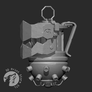 jinx bomb arcane - fan art 3dprintstorestl 3d print model - Mito3D