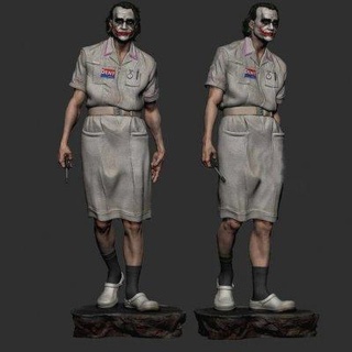 joker ledger nurse statue - 3d print model cheriloyet 3d print model - Mito3D
