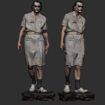 joker ledger nurse statue - 3d print model cheriloyet 3D print model - Mito3D