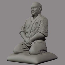 karate master pronto per la stampa del modello 3d stauette maestro di 3d print model - Mito3D