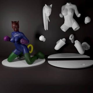 Kasumi morte vivant 3d impression modèle moogar 3d print model - Mito3D