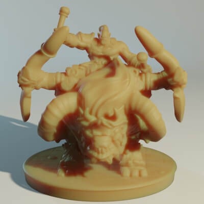 katatonia mounted beast - 3d print model by risingforce88 3d print model - Mito3D