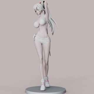 Kendo Prinzessin frei drucken bereit 3d Modell jonvi 3d print model - Mito3D