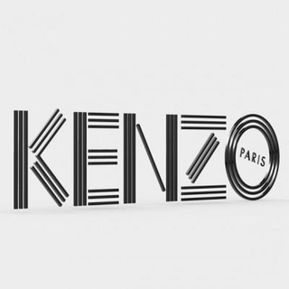 kenzo Logo 3d drucken Modell Logomann 3d print model - Mito3D