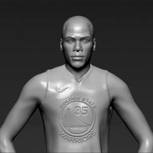 kevin durant prêts à l'impression 3d de modèle ici sur une échelle 1 10 206 mm hauteur, mais vous pouvez ajuster la taille que voulez le fichier zip contient obj, stl créé zbrushsi avez des questions, n'hésitez pas me contacter répondre plus vite possible encourageons vérifier mes autres célébrités modèles 3d print model - Mito3D