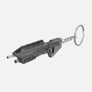 keychain halo ma5c assault rifle - 3d print model makerlab 3d print model - Mito3D