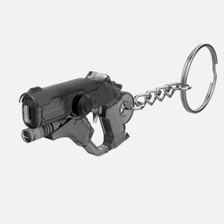 porte clés overwatch pitié blaster 3d impression modèle makerlab 3d print model - Mito3D