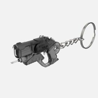 keychain overwatch mercy combat medic ziegler blaster - 3d print model makerlab 3d print model - Mito3D
