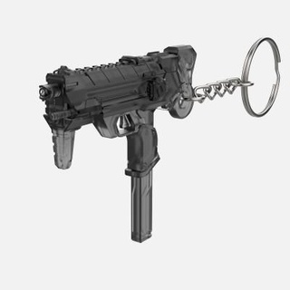 keychain overwatch sombra augmented blaster - 3d print model makerlab 3d print model - Mito3D