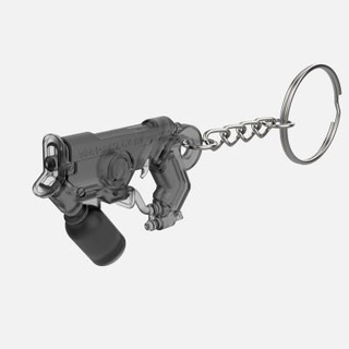 keychain overwatch tracer graffiti skin blaster - 3d print model makerlab 3d print model - Mito3D
