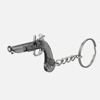 keychain sailor pistol sea thieves - 3d print model makerlab 3d print model - Mito3D