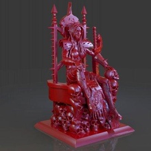 killer woman death god sculpture - print ready 3d model paburoviii 3d print model - Mito3D