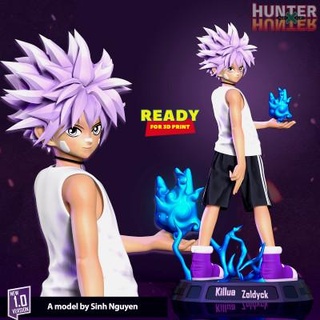 killua Zoldyck 3d impresión modelo nacido nguyen 3d print model - Mito3D