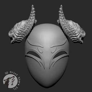 parientes máscara espíritu flor piel liga leyendas 3d impresión modelo 3dprintstorestl 3d print model - Mito3D