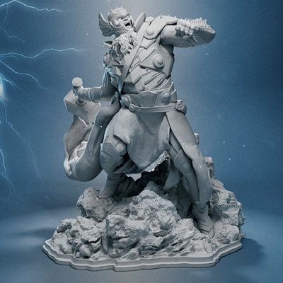 kral Thor 3dmodeldesigner 3D print model - Mito3D