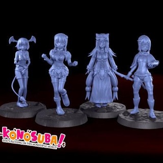 konosuba character set 02 deathscythe124 3d print model - Mito3D