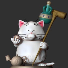 korin dragon ball print ready 3d model cat lived over 800 years extremely tall towering tower compared humanity he martial arts masterthose love cats can not help but godi have divided individual parts make easy printing - obj stl files zbrush original ztl you customize like version 10 thanks so much viewing my hope guys him 3d print model - Mito3D