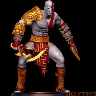kratos - god war 3 3d print model sillytoys 3d print model - Mito3D