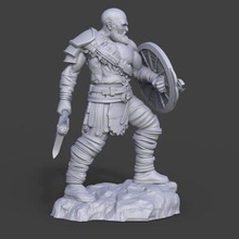 kratos - god war print ready 3d model tribute las game contains 2 files one more detail than otherhigh poly version vertices 4 721 908polygons 9 458 422low 357 407polygons 729 422 3d print model - Mito3D