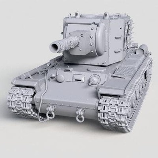 kv 2 Panzer Bewegung 3d drucken Modell zenislev 3d print model - Mito3D