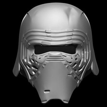 Kylo ren personalizadas capacete impressão pronto 3d modelo 3d print model - Mito3D