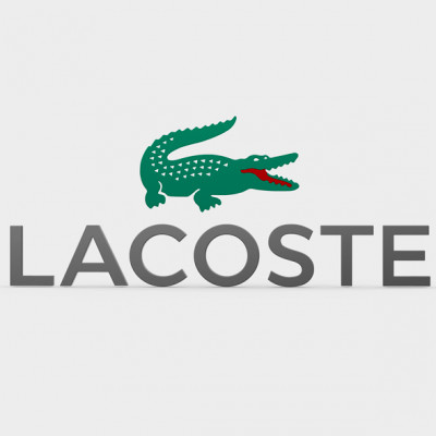 Lacoste logo 3d Yazdır model logocu 3D print model - Mito3D