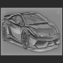 lamborghini alivio impresión Listo 3d modelo elitemodelry 3d print model - Mito3D