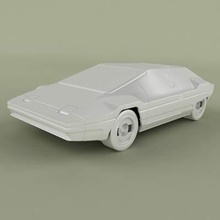 lancia sibilo print ready 3d model 1978 concept 1 24 modellength 160mm width 78mm height 44mmthere 6 separate objectsinertial skating wheelsfiles stl file 7 files each part assembly 3d print model - Mito3D