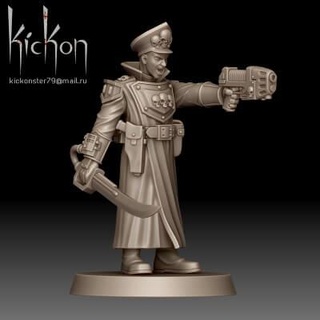 Legion Kommandant 3d drucken Modell Kick Kunst 3d print model - Mito3D