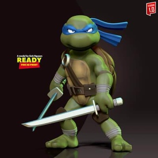 Leonardo ergen mutant ninja kaplumbağalar 3d Yazdır model doğmuş Nguyen 3d print model - Mito3D