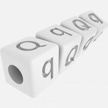 letters bracelet 0017 print ready 3d model 3d print model - Mito3D