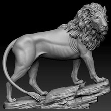 lion - print ready 3d model mohammadali3d 3d print model - Mito3D