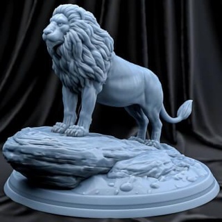 lion 3d print model ydstudio96 3d print model - Mito3D