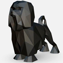 Lion bichon impression prêt 3d modèle lowpoly 3d print model - Mito3D