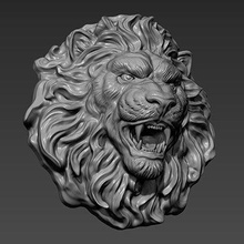lion head - print ready 3d model guninnik81 3d print model - Mito3D