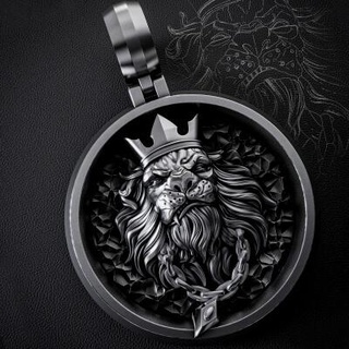 lion pendant - 3d print model tahmaz 3d print model - Mito3D