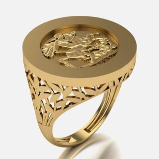 lira ring 021 - 3d print model jewelry 3d print model - Mito3D