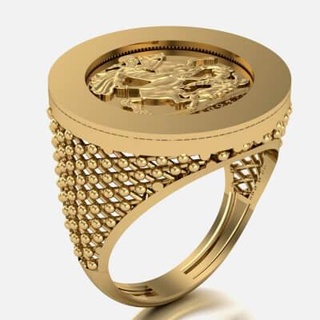 lira ring 082 - 3d print model jewelry 3d print model - Mito3D