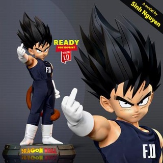 little prince vegeta - 3d print model sinh nguyen 3d print model - Mito3D