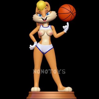 Lola Hase Basketball nsfw Spielzeug 3d print model - Mito3D