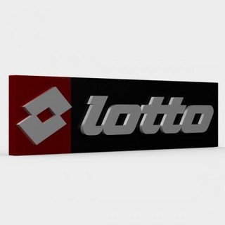 lotto logo 3d Stampa modello logoman 3d print model - Mito3D