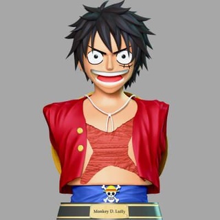 luffy bust - one piece 3d print model lovemodel 3d print model - Mito3D