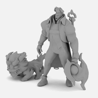 lunar beast darius league legends - 3d print model vipkat 3d print model - Mito3D